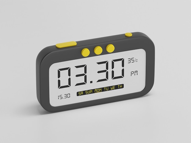 PSD digital table watch mockup