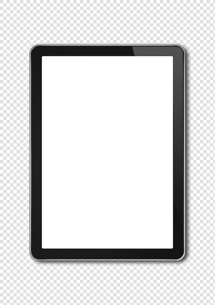 PSD digital tablet pc, smartphone template isolated on white