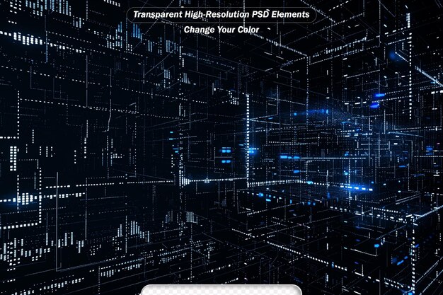 PSD digital technology network data and communication concept abstract background