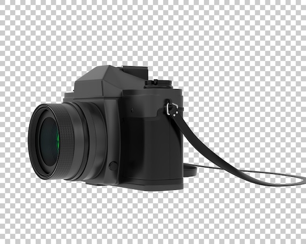 PSD digitale camera geïsoleerd op transparante achtergrond 3d-rendering illustratie