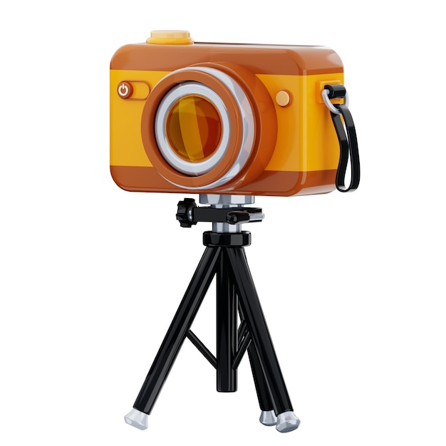 Digitale camera met driepoot voor fotografie