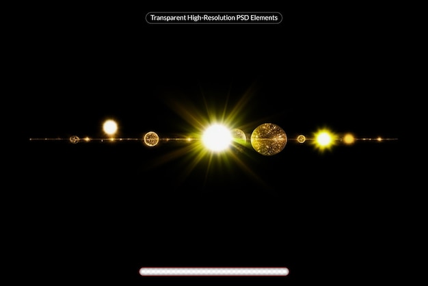 Digitale lens flare lens flare licht lekken abstract overlays achtergrond