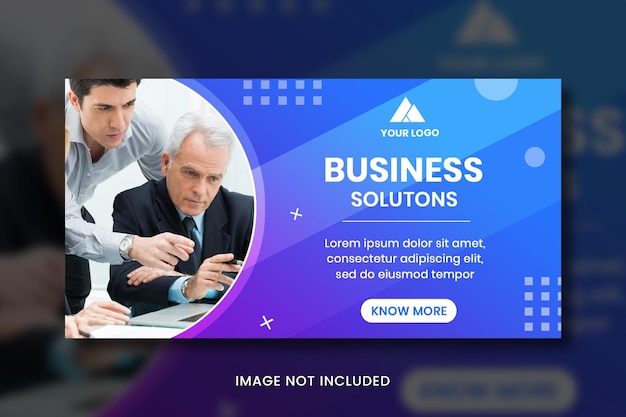 Digitale marketingbanner Cover Facebook