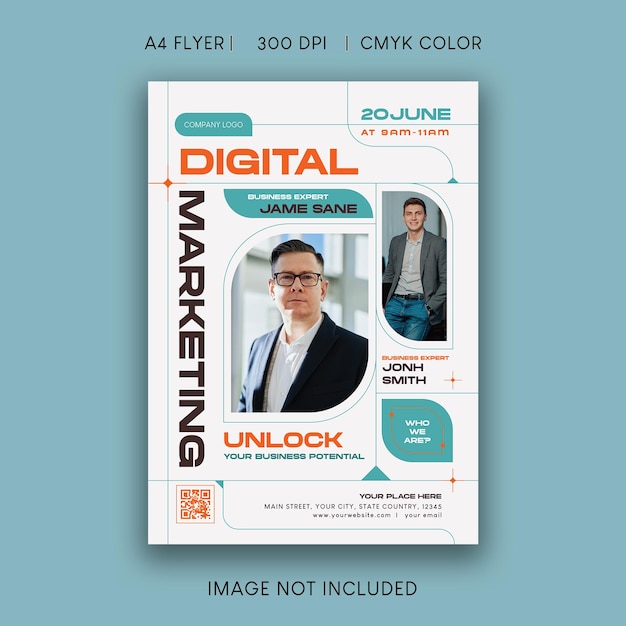 Digitale marketingflyer