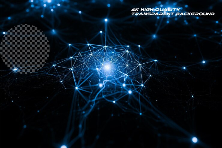 PSD digitally generated image perfectly usable as a background on transparent background