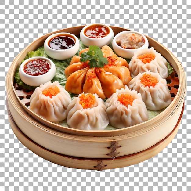 투명한 배경에 Dim Sum