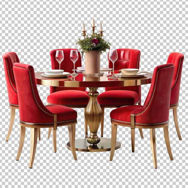 PSD dining table set