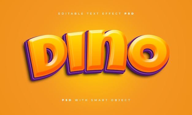 Dino text effect