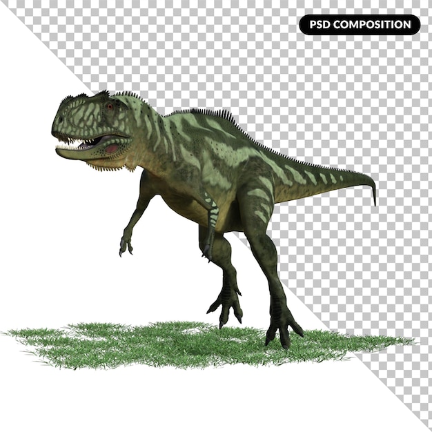 Dinosaur creature isolated 3d