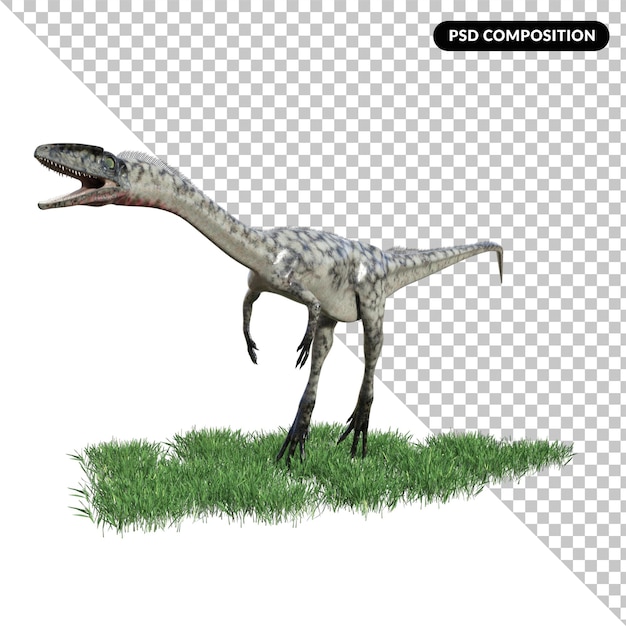 PSD 恐竜の生き物の分離 3 d