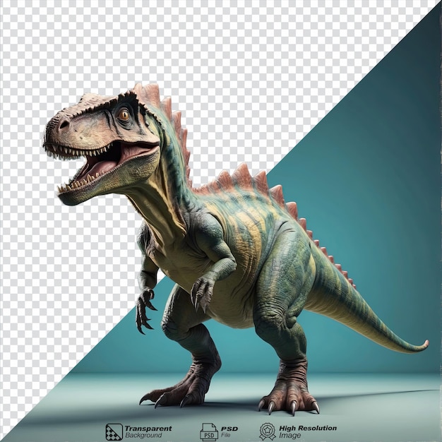 PSD dinosaur isolated on transparent background