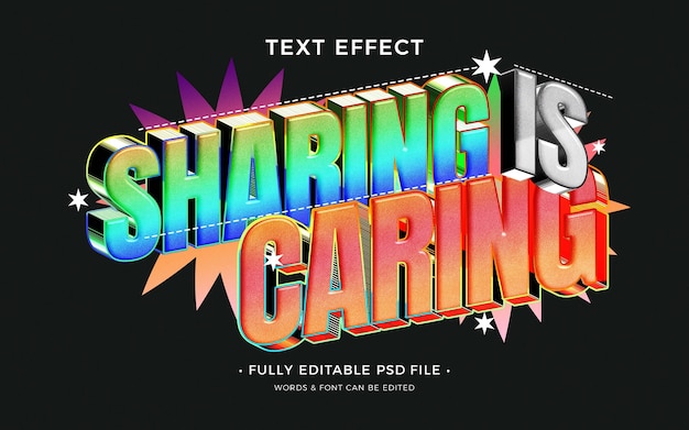 Direction text effect