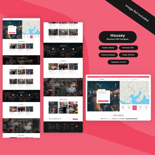 PSD directory psd-sjabloon