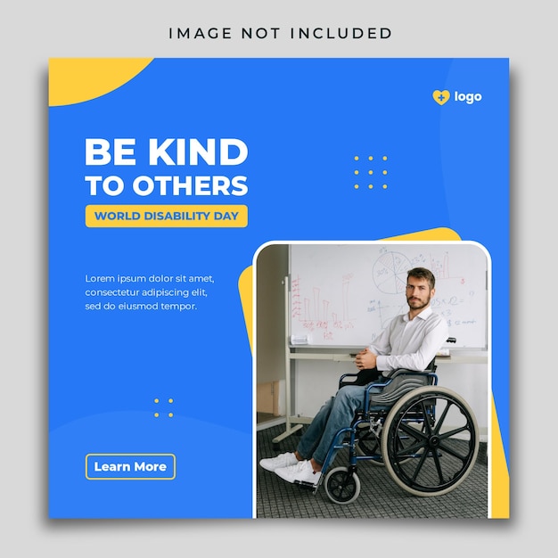 Шаблон сообщения о дне инвалидности