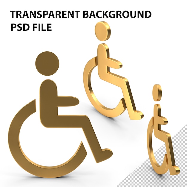 PSD disabled symbol png