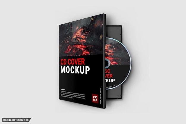 PSD disc cover mockup