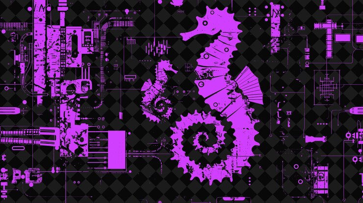 PSD discarded industrial equipment with broken and fragmented pi creative texture background designs