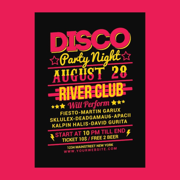 disco night party