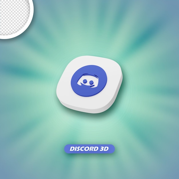 PSD discord 3d icon