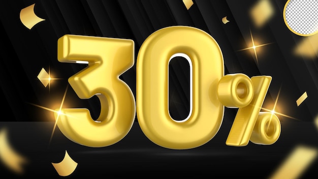 Sconto 30 oro di lusso