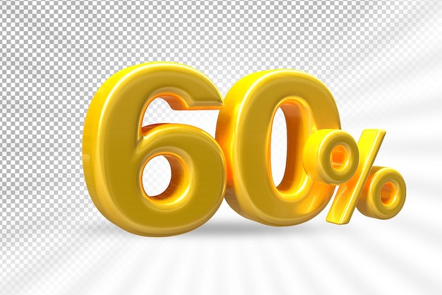 Sconto del 60% sull'offerta di oro di lusso in 3d