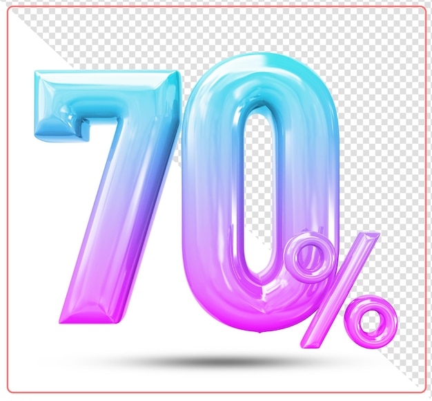 Discount 70 percent gold number 3d