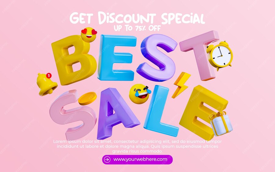 Premium PSD Discount banner promotion social media post template