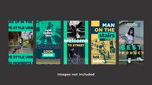 PSD discount instagram stories