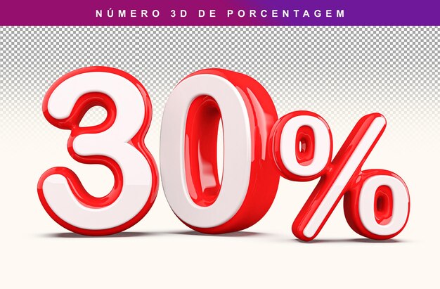 PSD discount number 30 percentage 3d modern