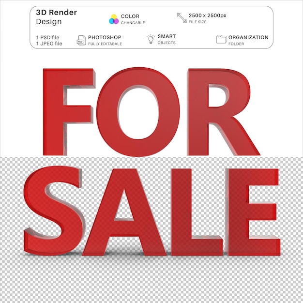 PSD discount sale percentage 3d modeling psd file