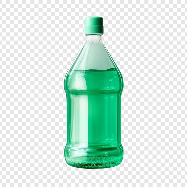 Dish soap bottle isolated on transparent background