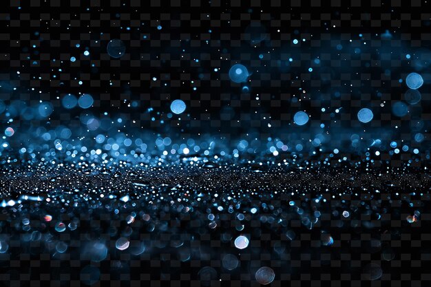 PSD dispersed shimmering drizzle with subtle mist and blue sooth png neon light effect y2k collection