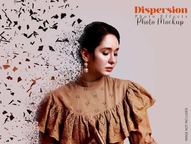 Dispersion creative design photo effect