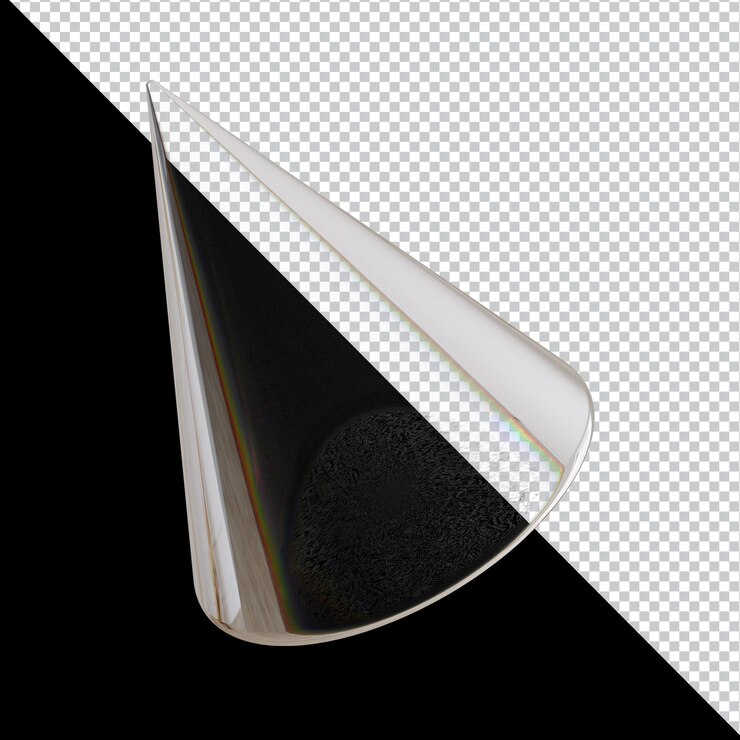 PSD 分散ガラスの抽象的な形状の 3 d イラスト