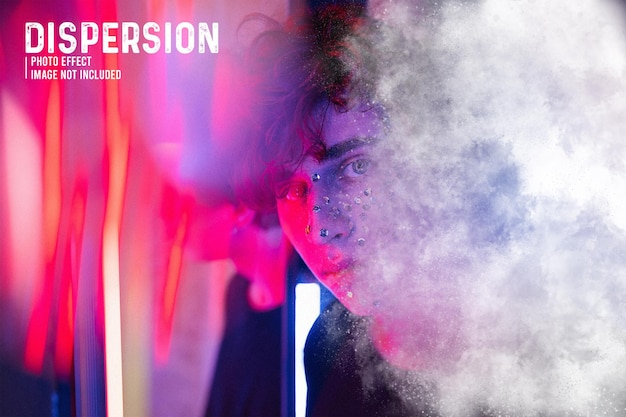 dispersion photo effect template