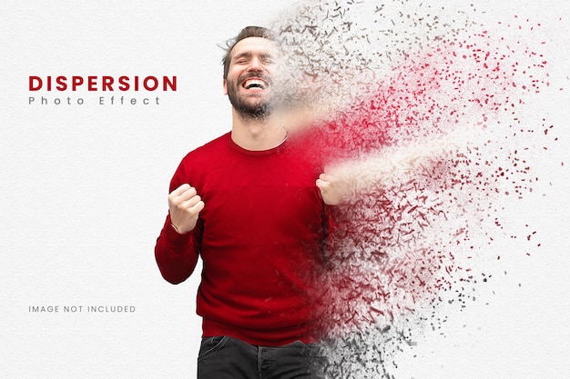 Dispersion photo effect template