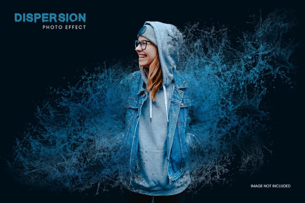 PSD dispersion photoshop action