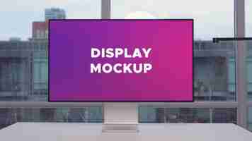 PSD display mockup screen mockup monitor mockup setup mockup gaming setup