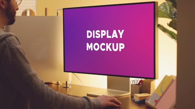display mockup screen mockup monitor mockup setup mockup gaming setup