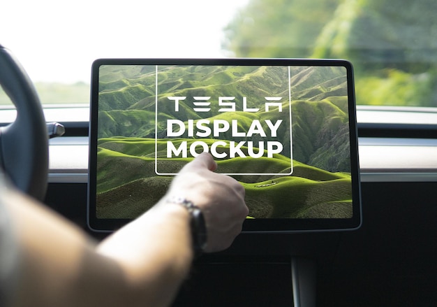 Display mockup tesla v4