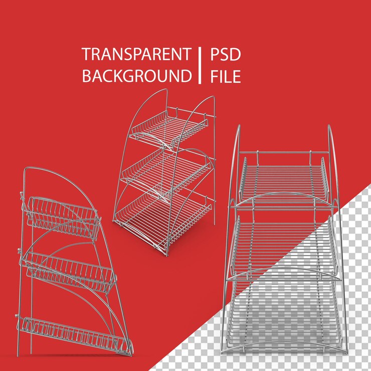 PSD display rack png