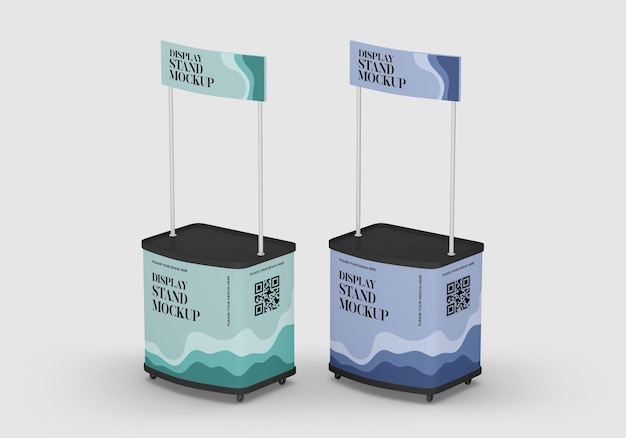 PSD display stand mockup