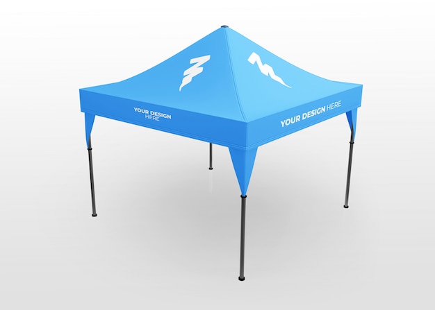 PSD display tent mockup