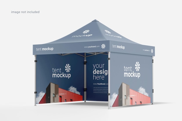 Display tent mockup