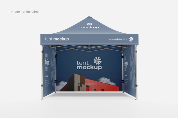 PSD display tent mockup