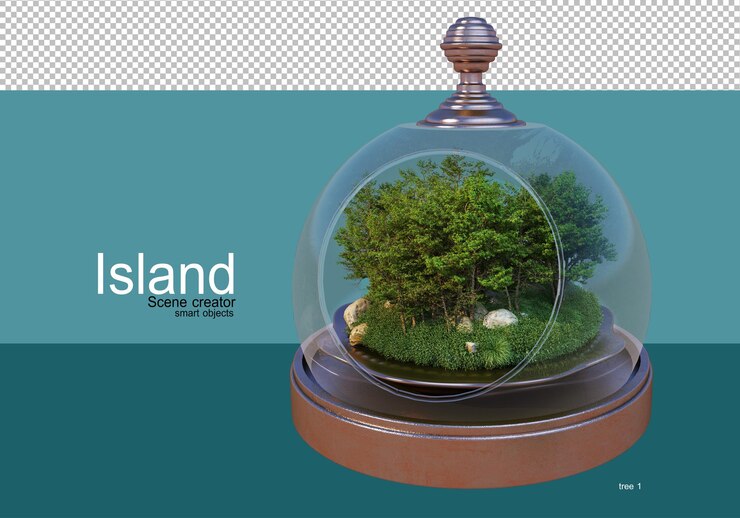 PSD display a variety of trees on the island