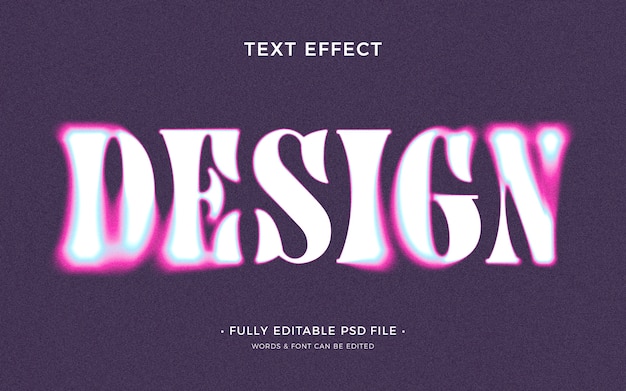 PSD dissolved text effect