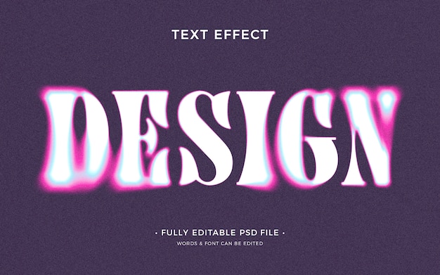 Dissolved text effect