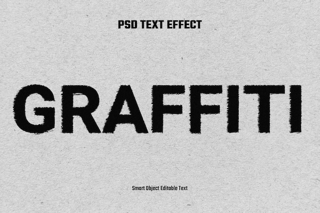 Distressed text effect