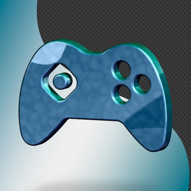 PSD dit is een prachtig ontworpen 3d gamepad met een prachtig kleurenpalet dat overal gebruikt kan worden